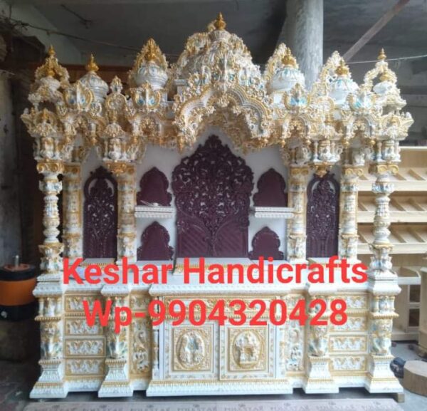 South Indian Design Mandap With Doors For Home