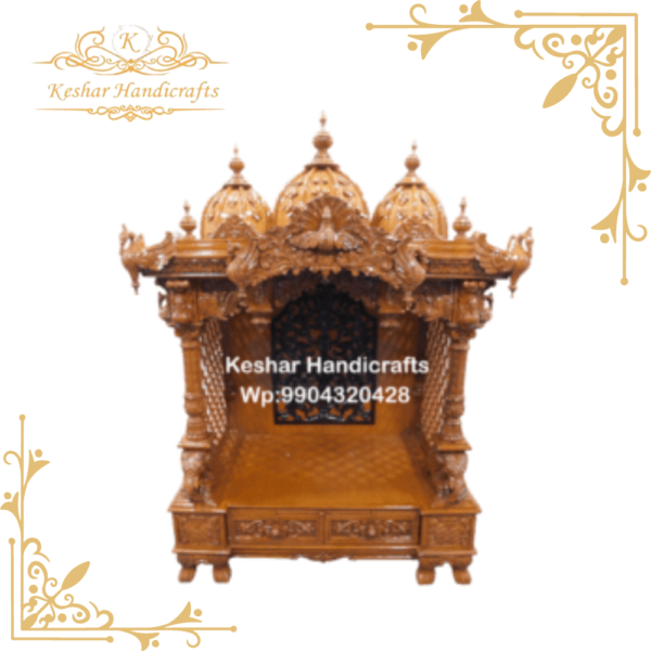 Auspicious Wood pooja Mandir For Home