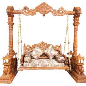 Antique Design Wooden Swing Jhula for Living Room